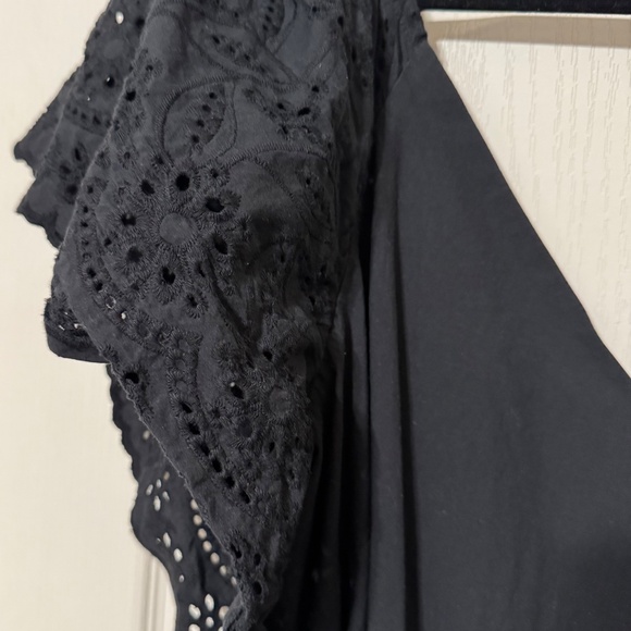 Eloquii Black V-neck Dress - Picture 2 of 3